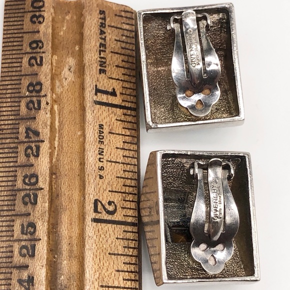 Vintage Givenchy Rhinestone Haute Couture Earrings - Picture 9 of 9